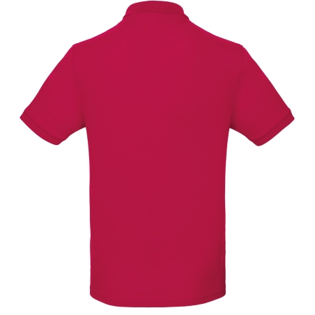 Polo bio homme B&C Sorbet – Collection Inspire Rose – vue 2
