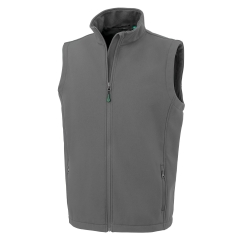 Bodywarmer Softshell Homme Recyclé Gris – Result