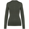 Pull col V femme Vert Marble Heather Kariban – vue 2
