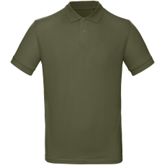 Polo bio homme B&C Urban Khaki – Coton biologique 170 g/m²