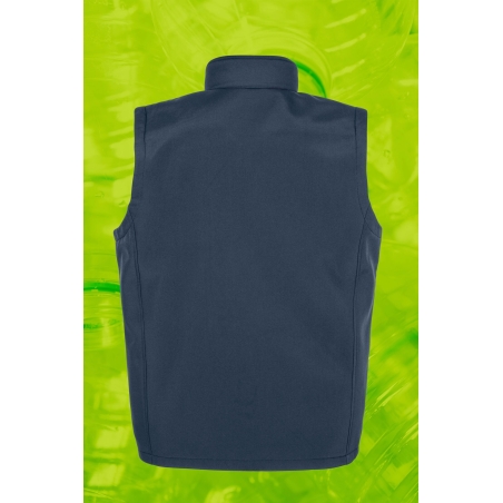 Bodywarmer Softshell Homme Recyclé Marine – Result – vue 2