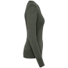 Pull col V femme Vert Marble Heather Kariban – vue 3