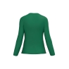 T-shirt col V manches longues femme Vert Kelly Green Kariban – vue 2