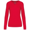 Pull col V femme Rouge Kariban – Gamme Corporate