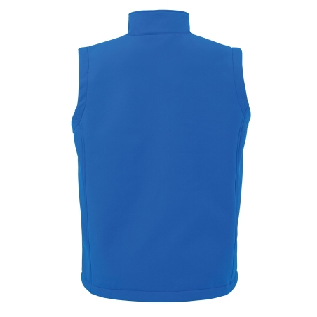 Bodywarmer Softshell Homme Recyclé Bleu Royal – Result – vue 2