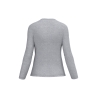 T-shirt col V manches longues femme Gris Kariban – vue 2