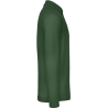 Polo homme manches longues B&C ID.001 Vert Bottle Green – vue 3