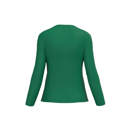 T-shirt col rond manches longues femme Vert Kelly Green Kariban – vue 2