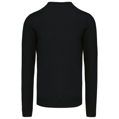 Pull col rond Noir Kariban – Corporate 290 g/m² – vue 2