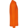 Polo homme manches longues B&C ID.001 Orange – vue 3