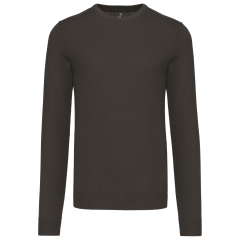 Pull col rond gris anthracite personnalisable – Kariban