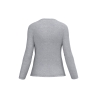 T-shirt col rond manches longues femme Gris Kariban – vue 2