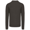Pull col rond gris anthracite personnalisable – Kariban – vue 2
