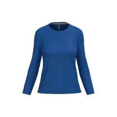 T-shirt col rond manches longues femme Bleu Royal Blue Kariban