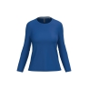 T-shirt col rond manches longues femme Bleu Royal Blue Kariban