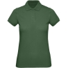 Polo bio femme Vert Bottle Green B&C – Coupe Slim 170 g/m²