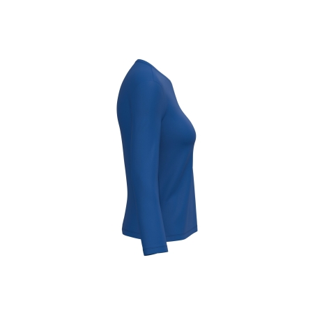 T-shirt col rond manches longues femme Bleu Royal Blue Kariban – vue 3