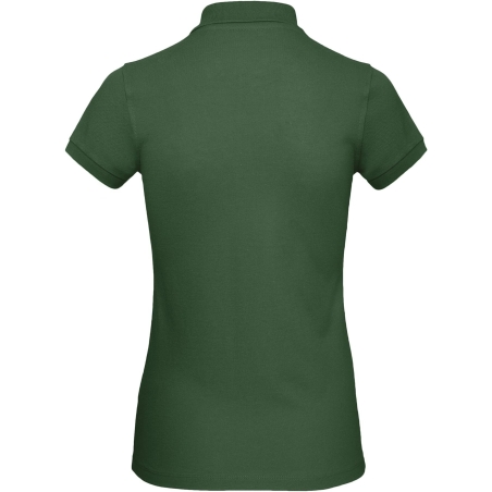 Polo bio femme Vert Bottle Green B&C – Coupe Slim 170 g/m² – vue 2