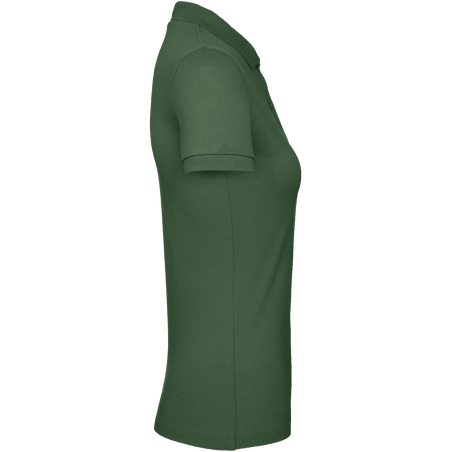 Polo bio femme Vert Bottle Green B&C – Coupe Slim 170 g/m² – vue 3