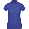 Polo bio femme coupe slim Cobalt Blue B&C – 170 g/m²