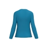 T-shirt col rond manches longues femme Bleu Kariban – vue 2