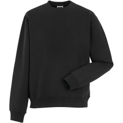 Sweat-shirt col rond Authentic Russell Noir 280 g/m²