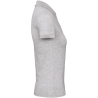 Polo Bio Femme Coupe Slim Gris Chiné B&C Inspire – vue 3
