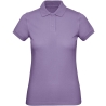 Polo bio femme coupe slim Violet Millennial Lilac B&C