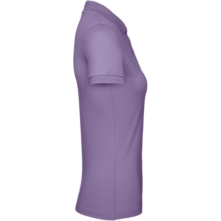 Polo bio femme coupe slim Violet Millennial Lilac B&C – vue 3
