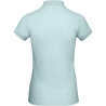 Polo bio femme coupe slim Bleu Millennial Mint B&C – vue 2