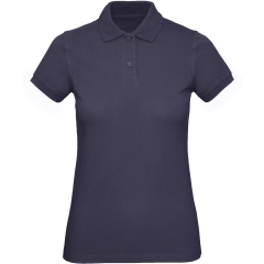 Polo bio femme coupe slim marine B&C – 170 g/m²