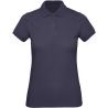 Polo bio femme coupe slim marine B&C – 170 g/m²