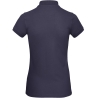 Polo bio femme coupe slim marine B&C – 170 g/m² – vue 2
