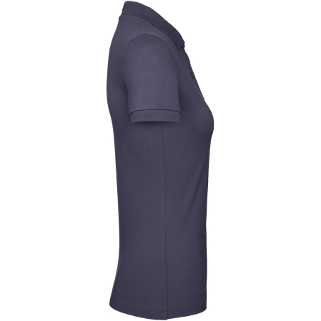 Polo bio femme coupe slim marine B&C – 170 g/m² – vue 3