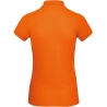 Polo bio femme coupe slim Orange B&C Inspire 170 g/m² – vue 2