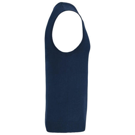 Pull col V sans manches Marine Kariban – Gilet professionnel – vue 3
