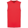 Pull col V sans manches Rouge Kariban – Bodywarmer tricot