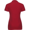 Polo Stretch Femme Rouge Coupe Slim Russell – 210 g/m² – vue 2