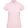 Polo bio femme coupe slim rose orchid B&C Inspire