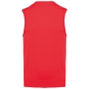 Pull col V sans manches Rouge Kariban – Bodywarmer tricot – vue 2