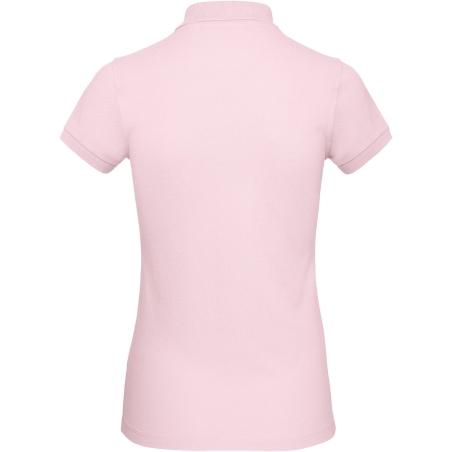 Polo bio femme coupe slim rose orchid B&C Inspire – vue 2