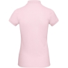 Polo bio femme coupe slim rose orchid B&C Inspire – vue 2