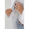 Blouse blanche chimie avec poche interieur