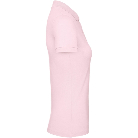 Polo bio femme coupe slim rose orchid B&C Inspire – vue 3