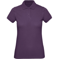 Polo Bio Femme Coupe Slim Violet Radiant Purple B&C