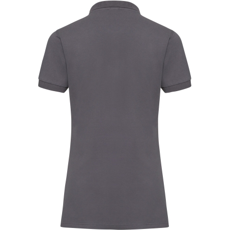 Polo Stretch Femme Gris Convoy Grey Russell – Coupe Slim – vue 2