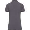 Polo Stretch Femme Gris Convoy Grey Russell – Coupe Slim – vue 2