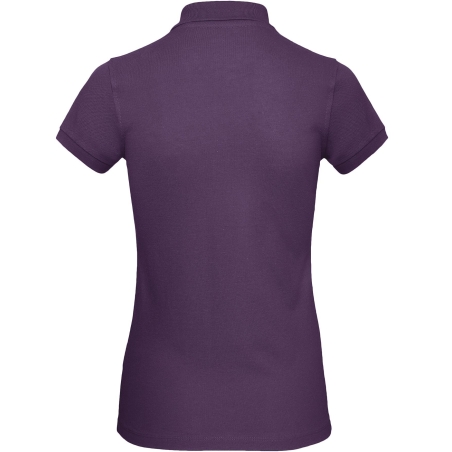 Polo Bio Femme Coupe Slim Violet Radiant Purple B&C – vue 2