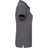 Polo Stretch Femme Gris Convoy Grey Russell – Coupe Slim – vue 3