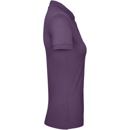 Polo Bio Femme Coupe Slim Violet Radiant Purple B&C – vue 3